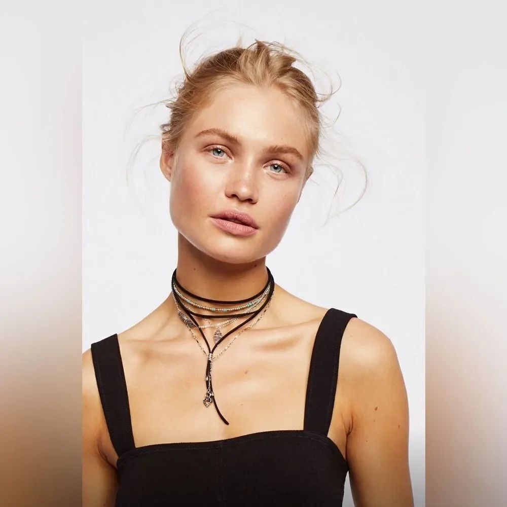 NEW Free People Jayden Turquoise Choker Necklace